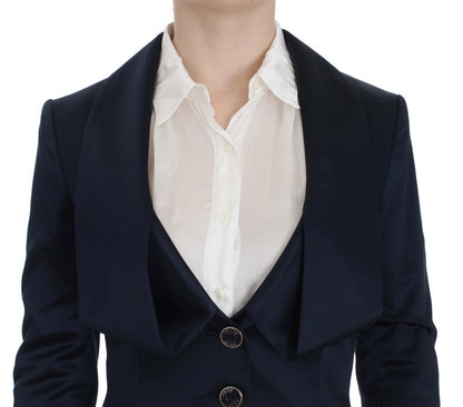Veste blazer bleue élégante Exte avec une touche de designer