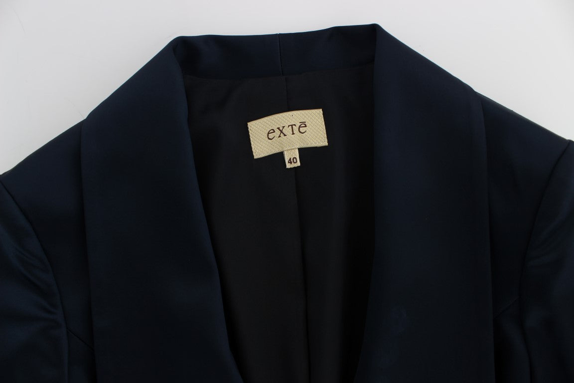Veste blazer bleue élégante Exte avec une touche de designer