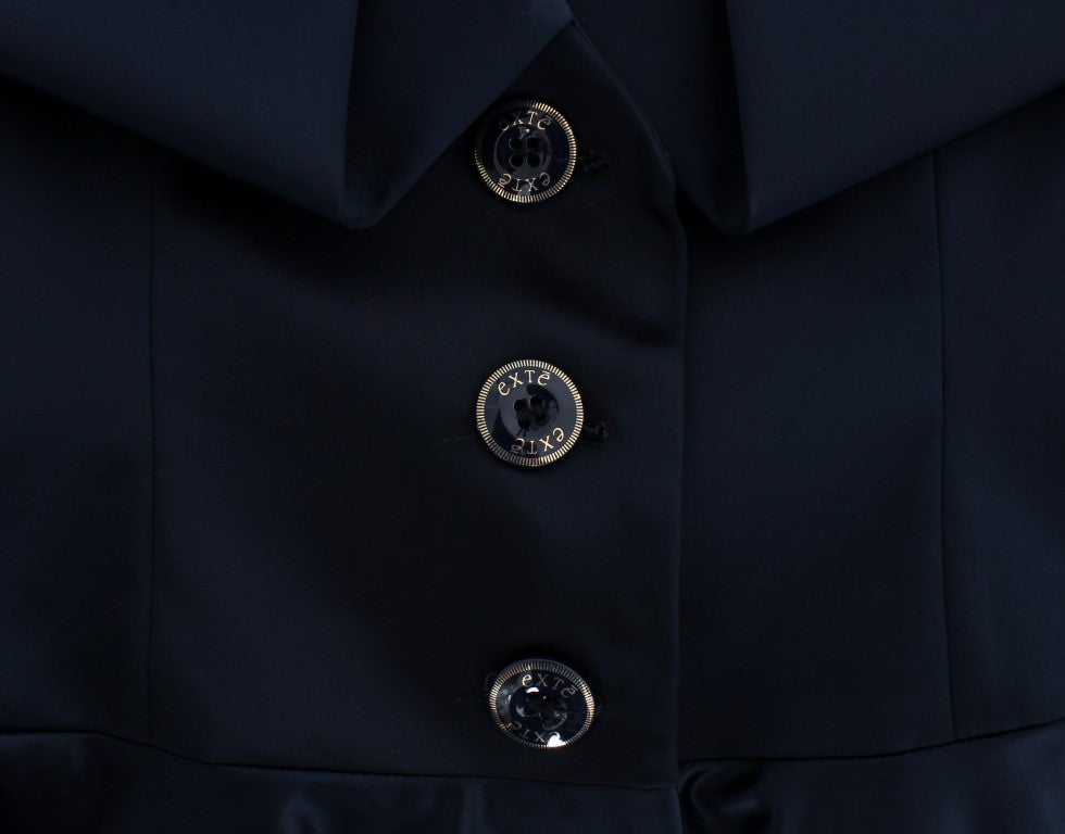 Veste blazer bleue élégante Exte avec une touche de designer