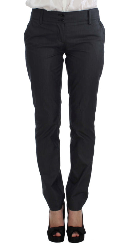 Exte Gray One Button Two Piece Suit by Exte