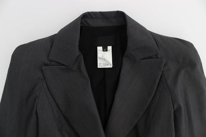 Exte Gray One Button Two Piece Suit by Exte