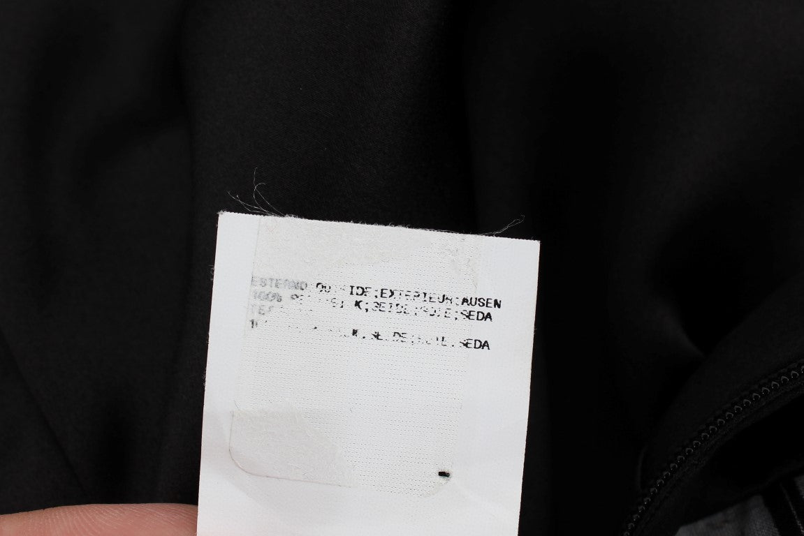 Chemisier en soie élégant Karl Lagerfeld avec détails logo