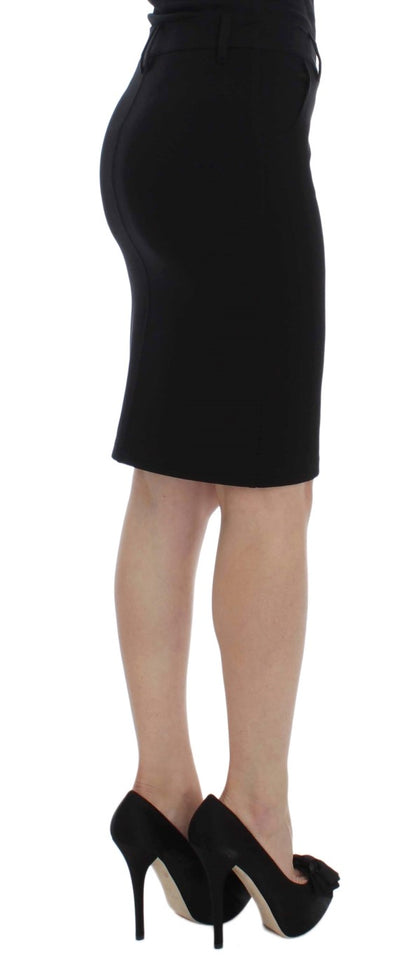 PLEIN SUD Élégante jupe crayon noire pour un look chic