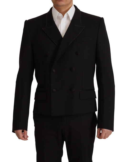 Blazer élégant croisé en laine Dolce &amp; Gabbana