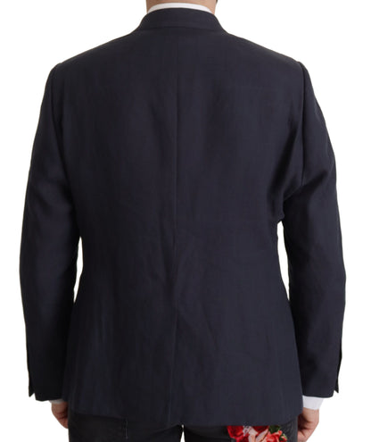 Dolce &amp; Gabbana Dark Blue ALTA SARTORIA Jacket Coat Blazer