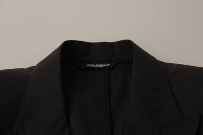 Dolce &amp; Gabbana Black Single Breasted TAORMINA Breasted Blazer