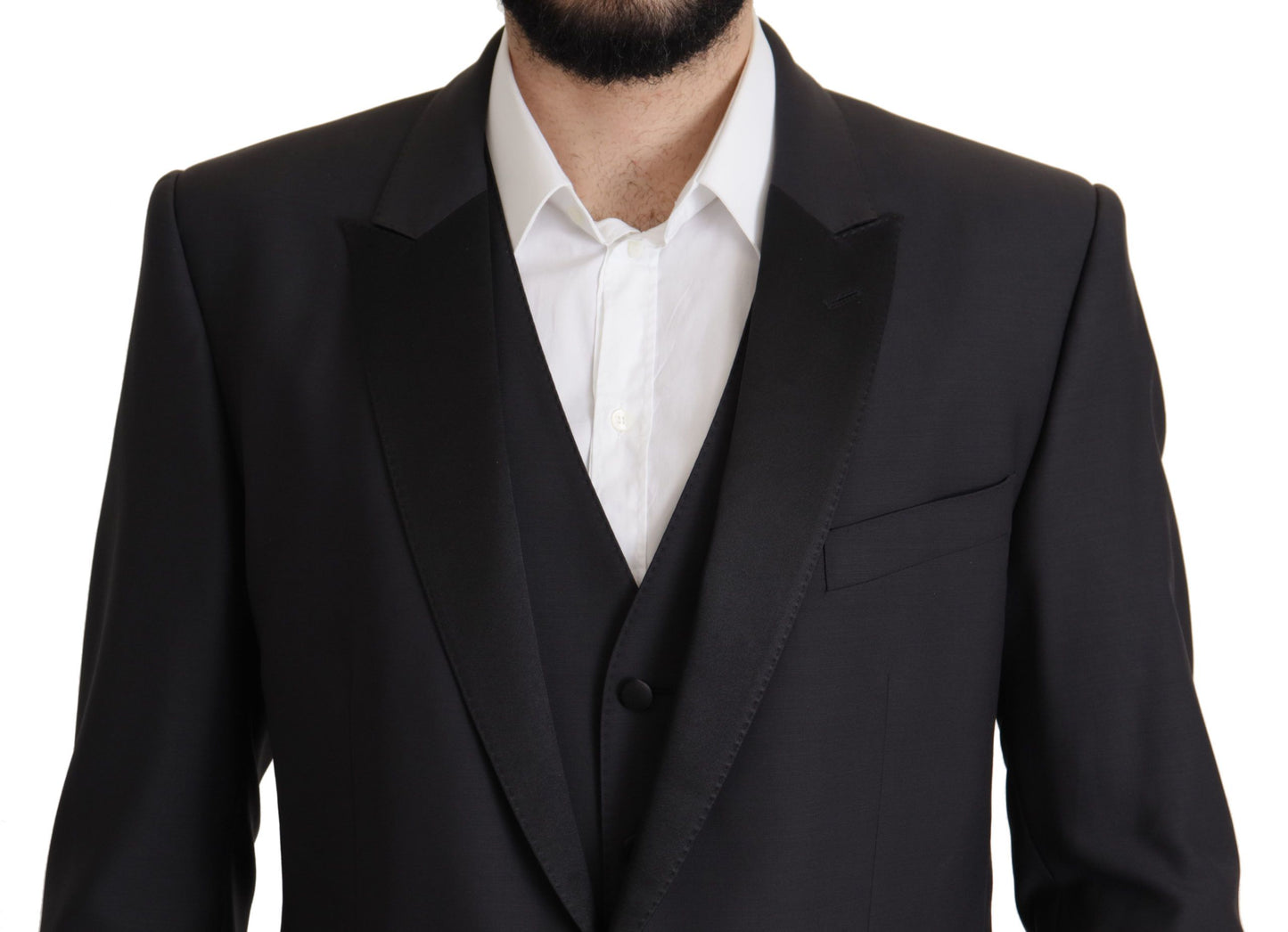 Dolce &amp; Gabbana Dark Blue Single Breasted MARTINI Blazer