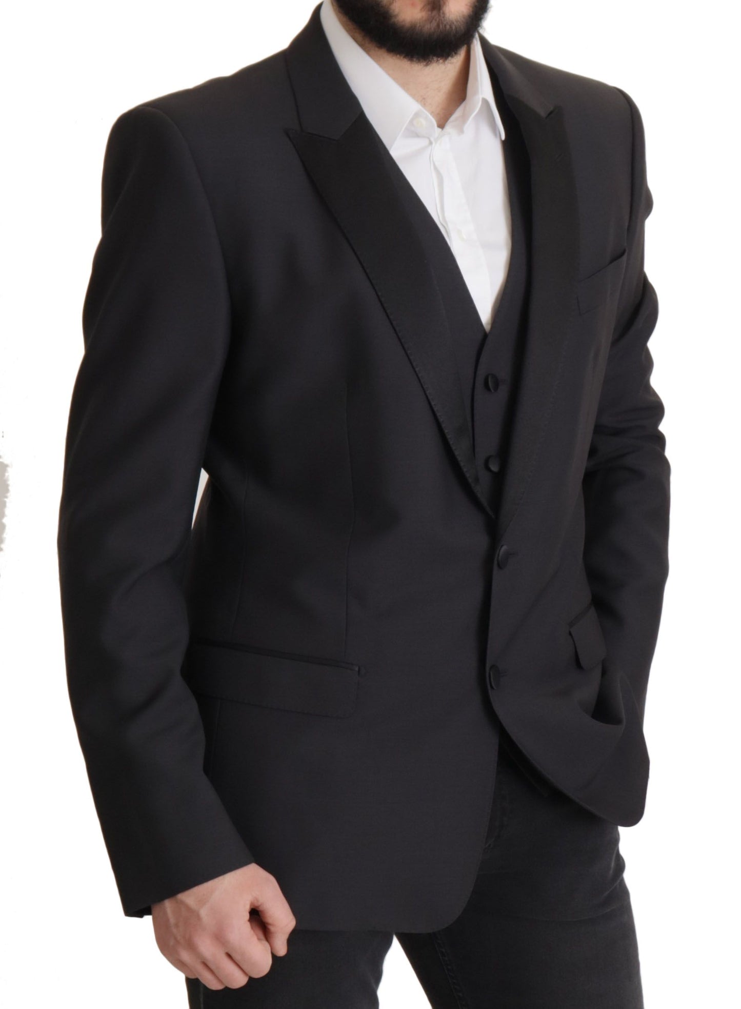 Dolce &amp; Gabbana Dark Blue Single Breasted MARTINI Blazer