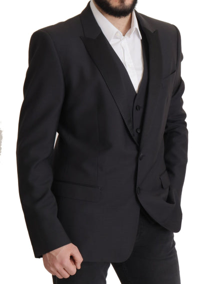Dolce &amp; Gabbana Dark Blue Single Breasted MARTINI Blazer
