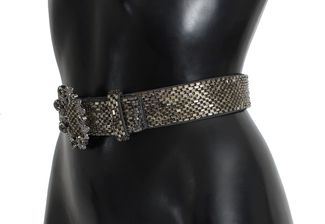 Ceinture large à paillettes ornées Dolce &amp; Gabbana