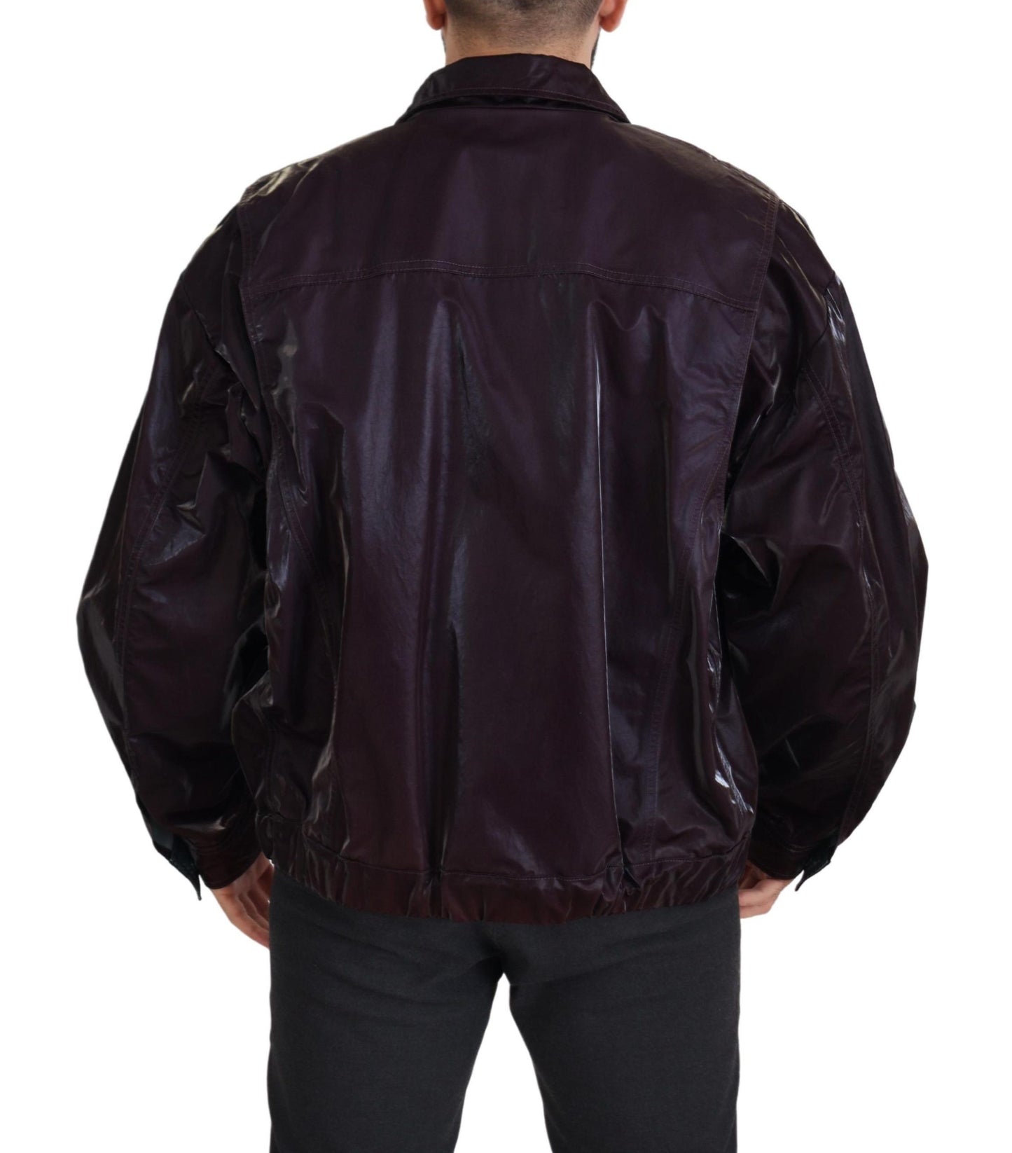 Dolce &amp; Gabbana Élégante veste à col bordeaux