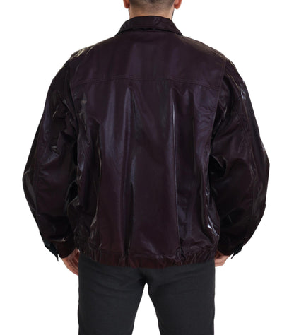 Dolce &amp; Gabbana Élégante veste à col bordeaux