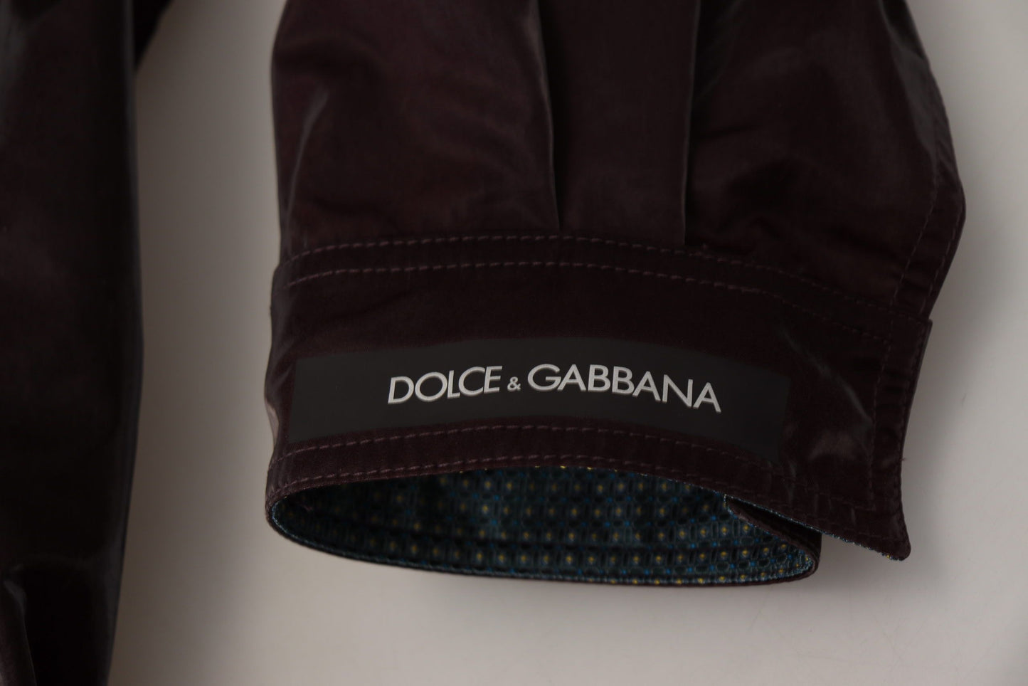 Dolce &amp; Gabbana Élégante veste à col bordeaux