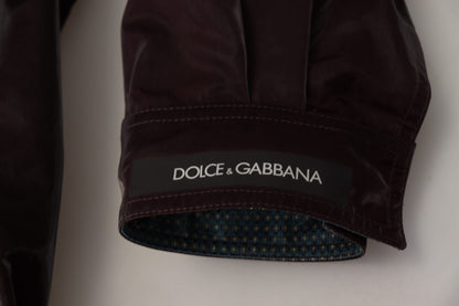 Dolce &amp; Gabbana Élégante veste à col bordeaux
