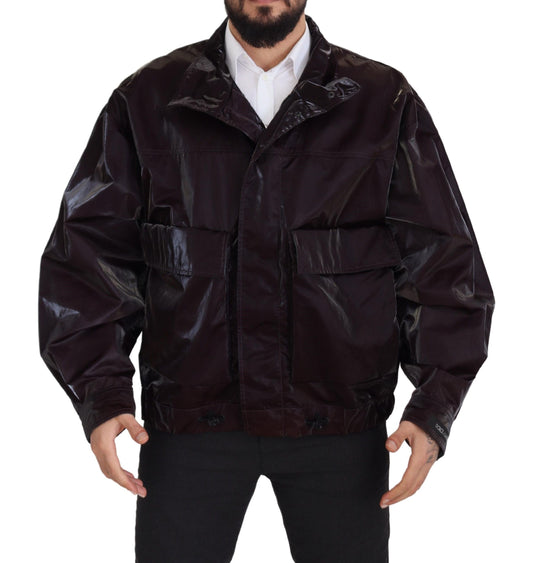 Dolce &amp; Gabbana Élégante veste à col bordeaux