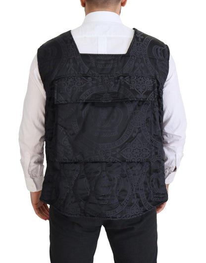 Dolce &amp; Gabbana - Veste sans manches élégante en noir