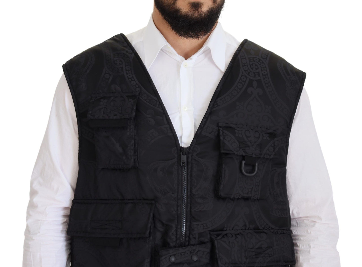 Dolce &amp; Gabbana - Veste sans manches élégante en noir