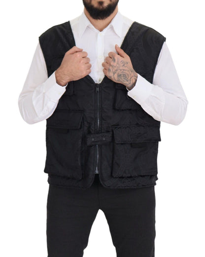 Dolce &amp; Gabbana - Veste sans manches élégante en noir