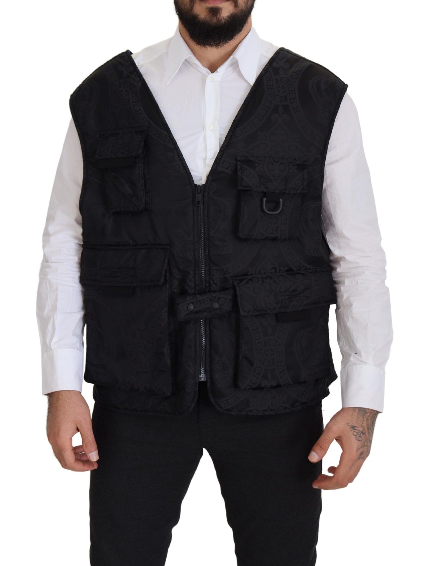 Dolce &amp; Gabbana - Veste sans manches élégante en noir