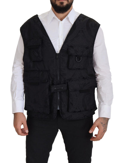 Dolce &amp; Gabbana - Veste sans manches élégante en noir