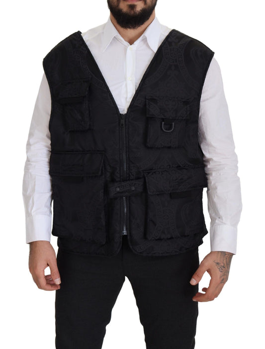 Dolce &amp; Gabbana - Veste sans manches élégante en noir