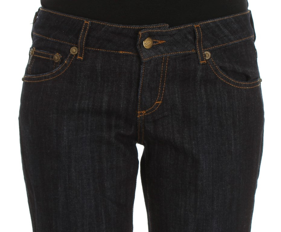 Jean Cavalli Chic Blue Straight Fit de créateur