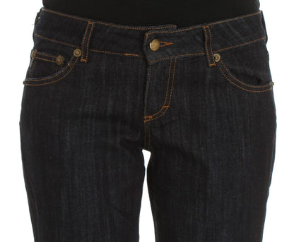 Jean Cavalli Chic Blue Straight Fit de créateur
