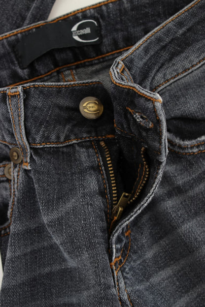 Jean Cavalli Slim Fit délavé bleu diamant vert