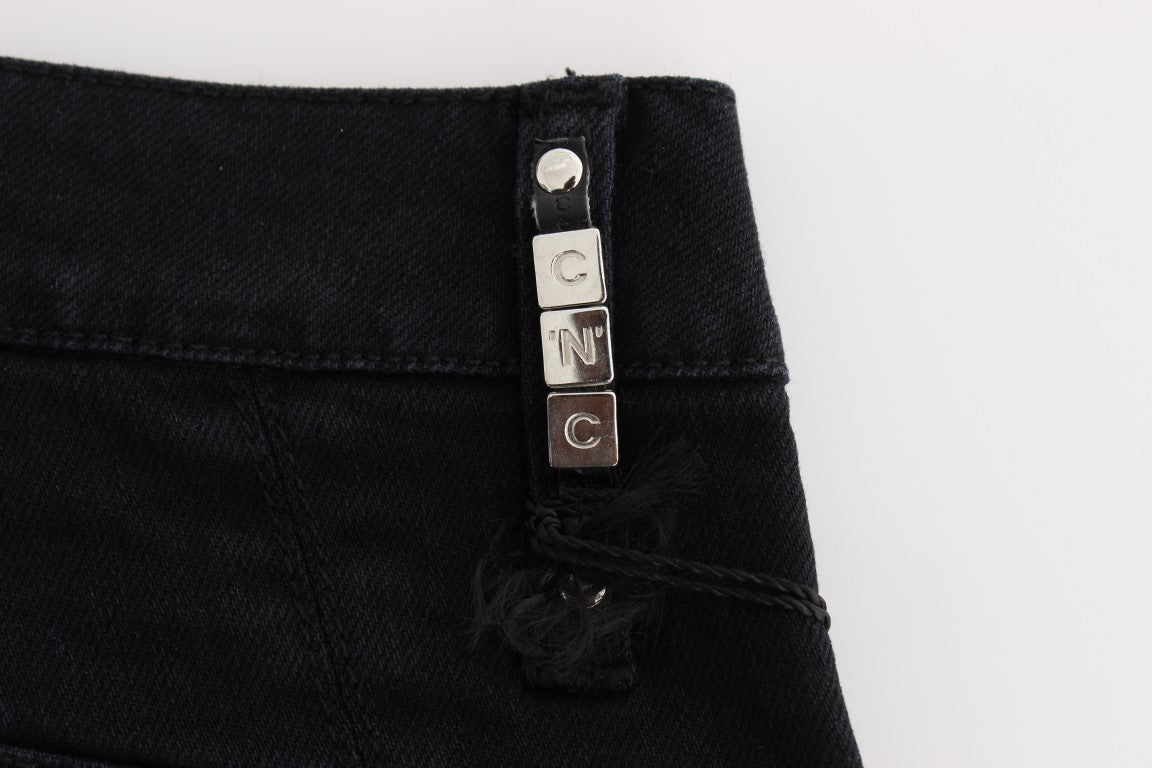 Jean slim noir élégant en denim Costume National