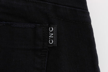 Jean slim noir élégant en denim Costume National