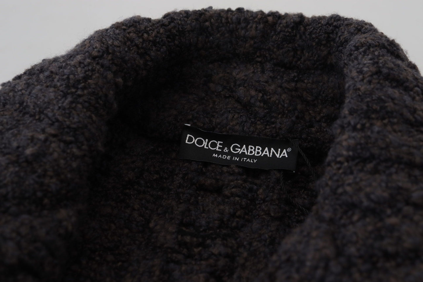 Dolce &amp; Gabbana élégant manteau croisé en laine et cachemire