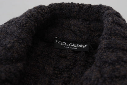 Dolce &amp; Gabbana élégant manteau croisé en laine et cachemire