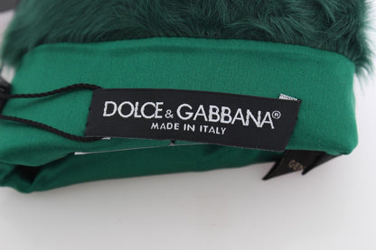 Gants élégants en cuir longueur coude Dolce &amp; Gabbana