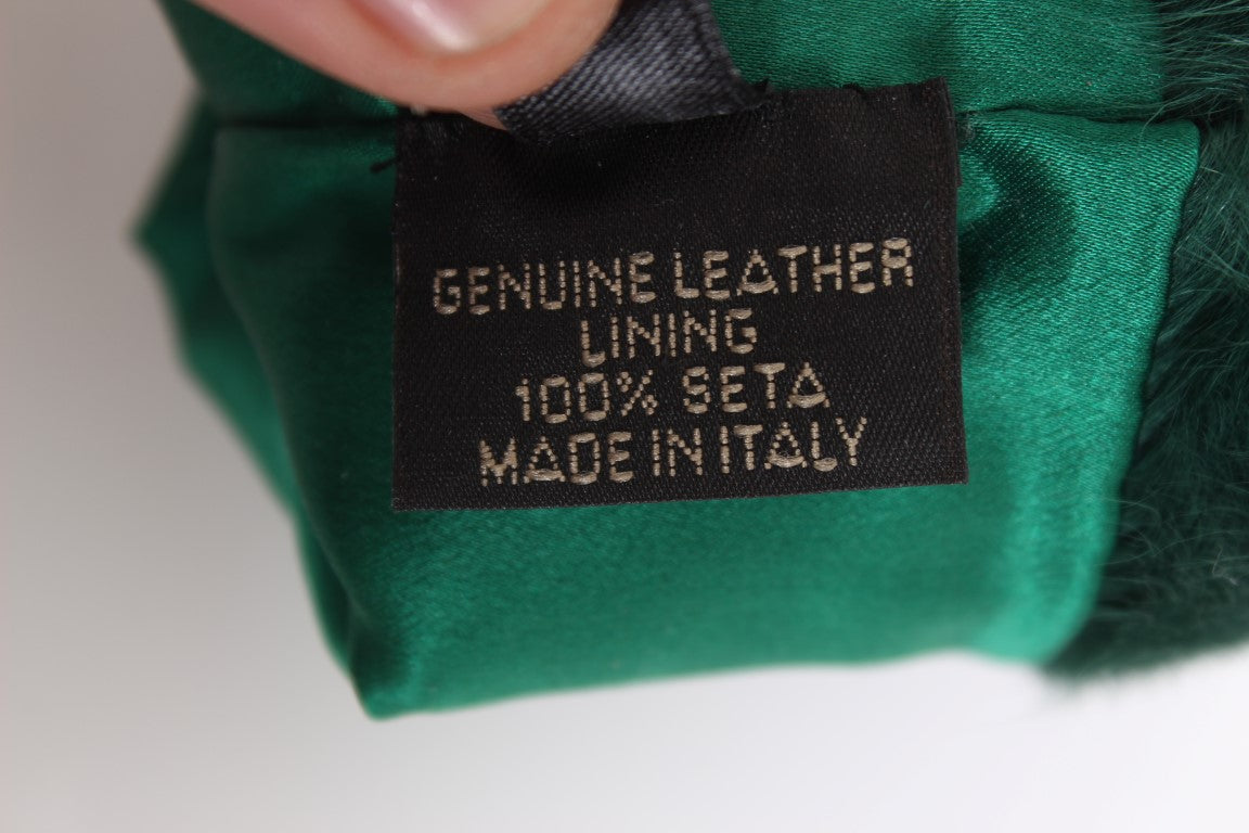 Gants élégants en cuir longueur coude Dolce &amp; Gabbana