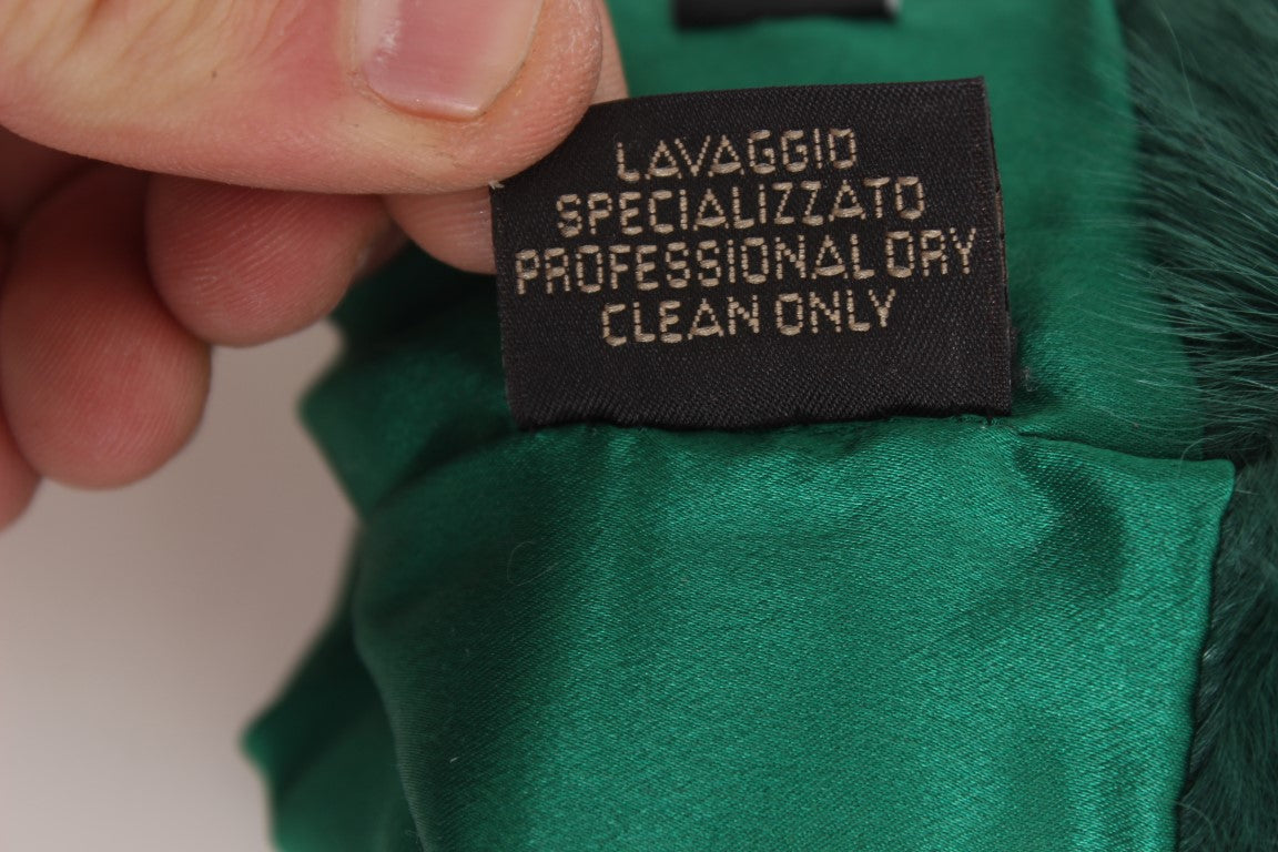 Gants élégants en cuir longueur coude Dolce &amp; Gabbana