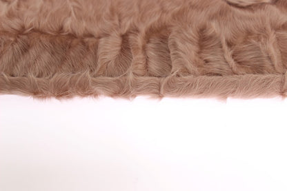 Gants élégants en daim beige Dolce &amp; Gabbana jusqu'aux coudes