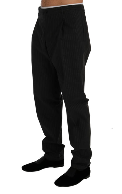 Pantalon habillé droit à rayures élégant Dolce &amp; Gabbana