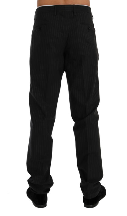 Pantalon habillé droit à rayures élégant Dolce &amp; Gabbana