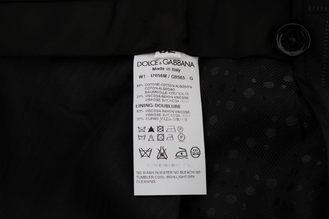Pantalon habillé droit à rayures élégant Dolce &amp; Gabbana