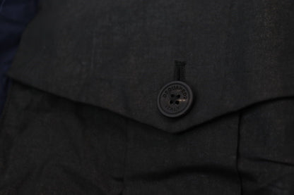 Dsquared² Dark Blue Cotton Collared Long Sleeves Casual Shirt by Dsquared²