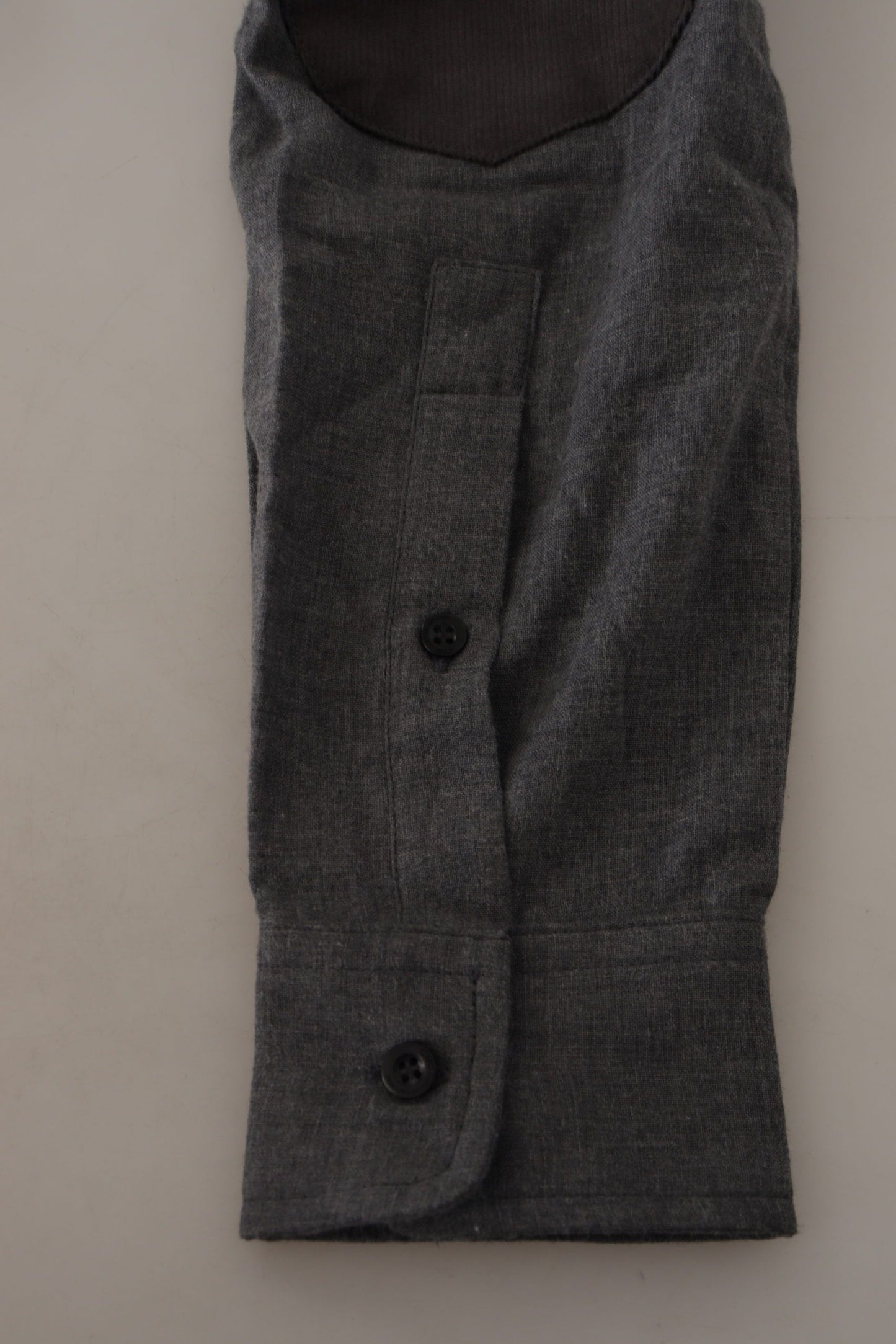 Costume National Dark Gray Cotton Casual Mens Shirt by Costume National
