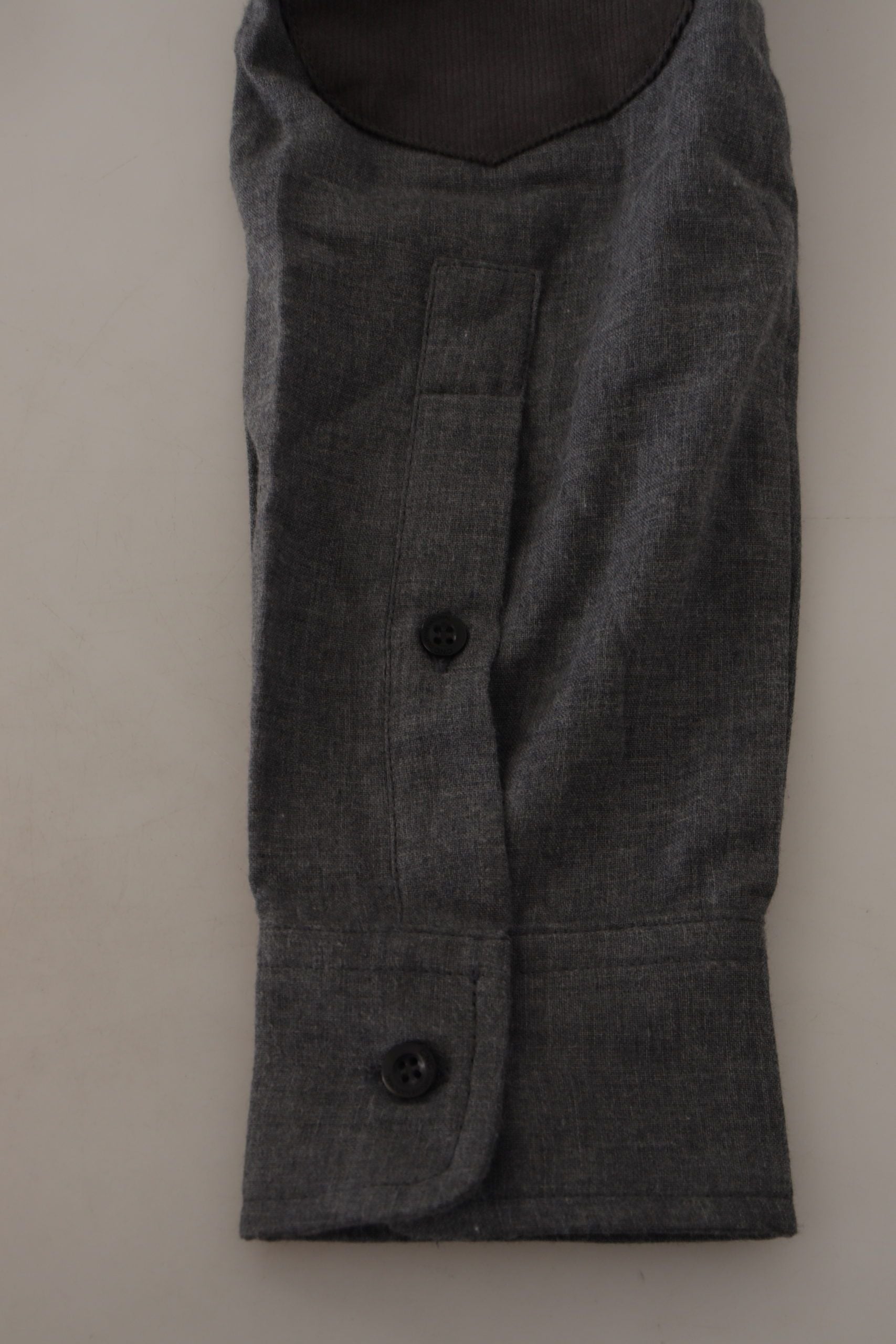 Costume National Dark Gray Cotton Casual Mens Shirt by Costume National