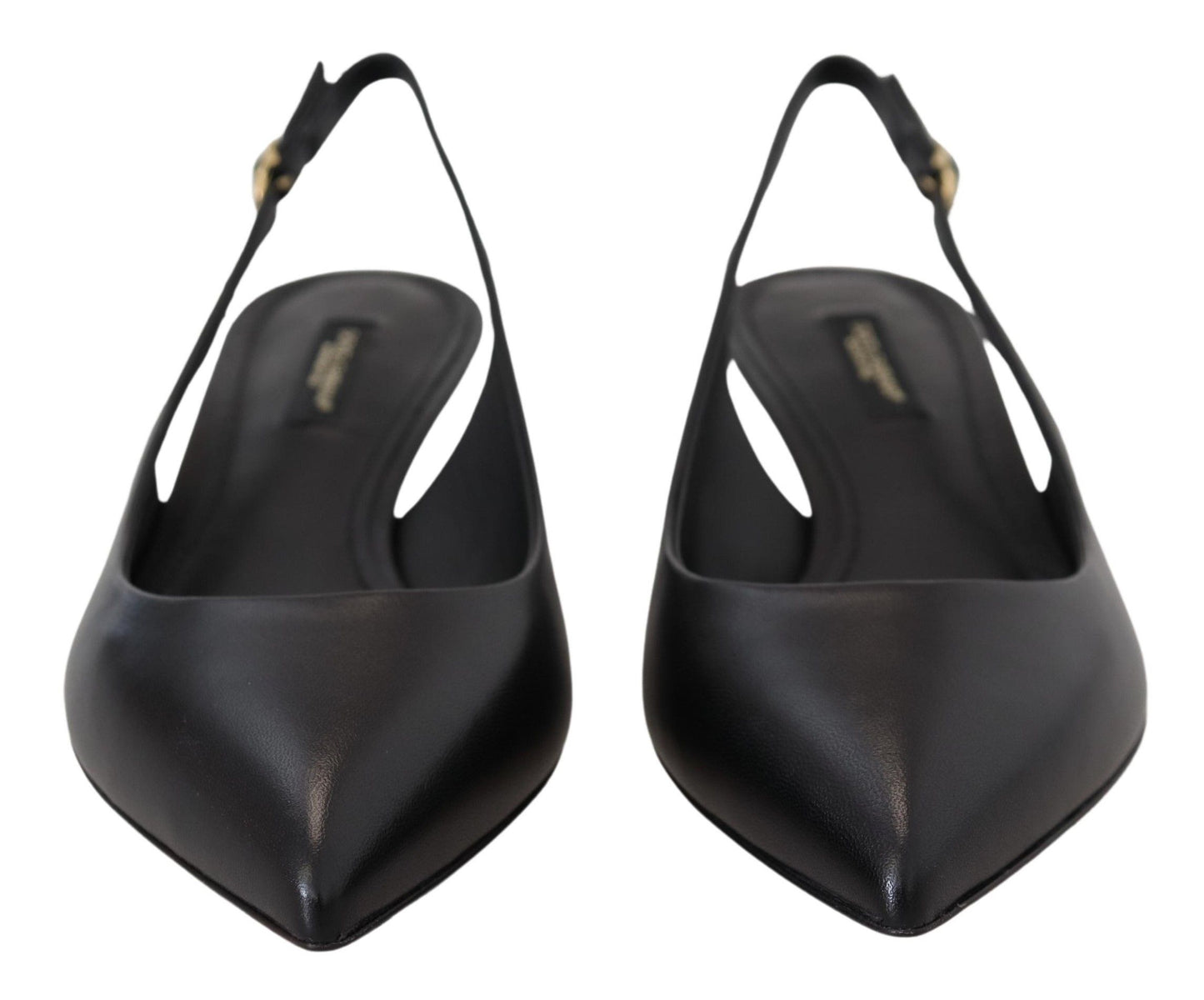 Dolce &amp; Gabbana - Escarpins élégants à bride arrière en cuir noir
