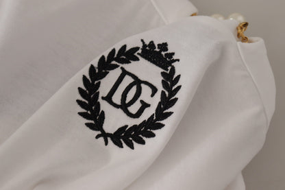Dolce &amp; Gabbana Superbe t-shirt à col en V orné du logo