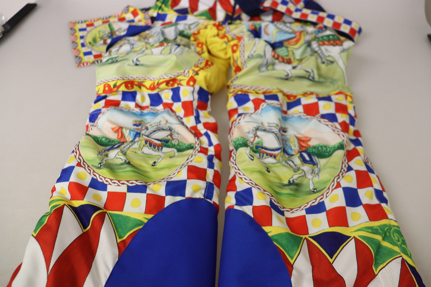 Dolce & Gabbana Multicolor Printed Snow Trouser Pants by Dolce & Gabbana