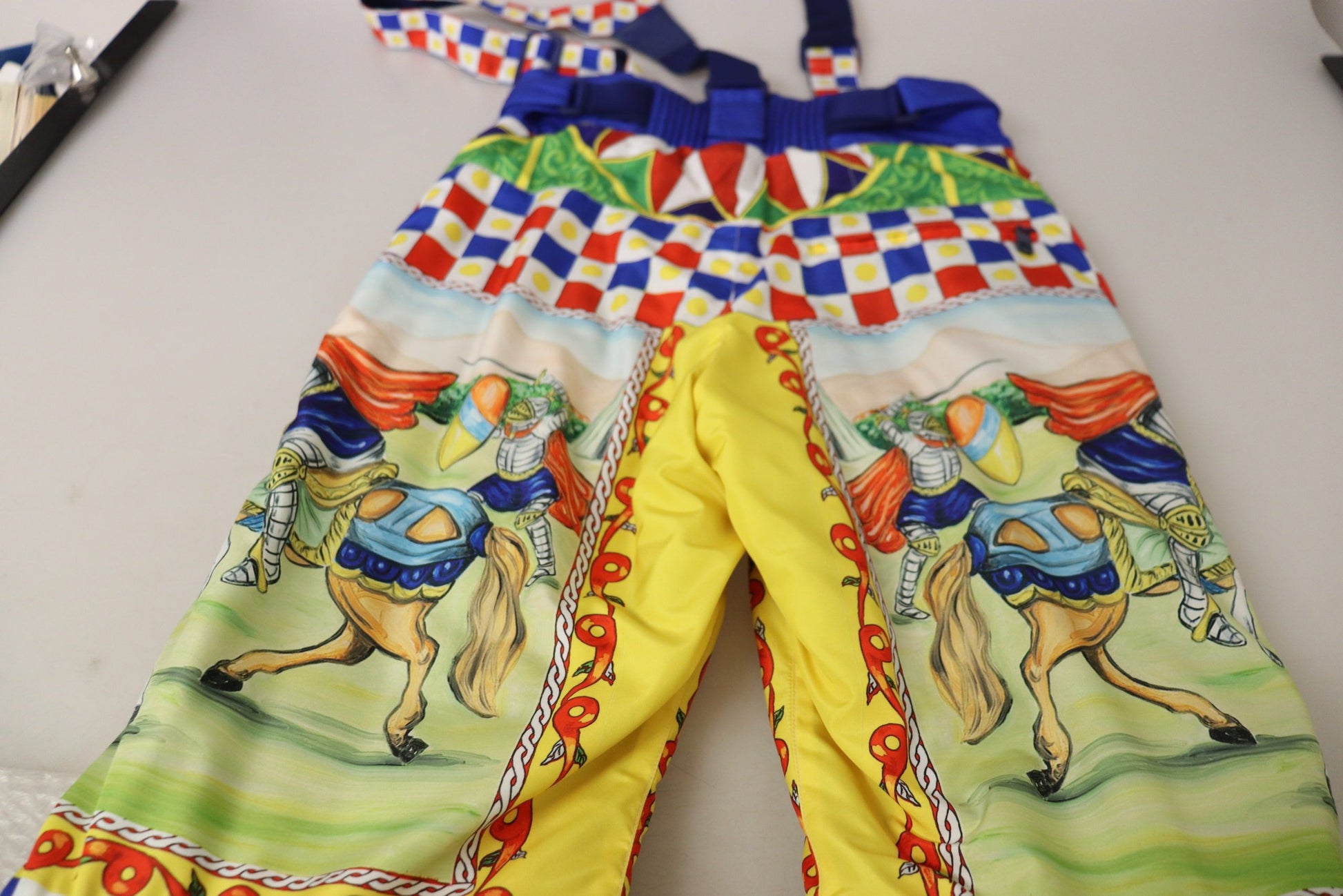 Dolce & Gabbana Multicolor Printed Snow Trouser Pants by Dolce & Gabbana