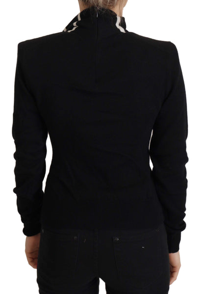 Dolce & Gabbana Black Cashmere Turtleneck Pullover Sweater by Dolce & Gabbana