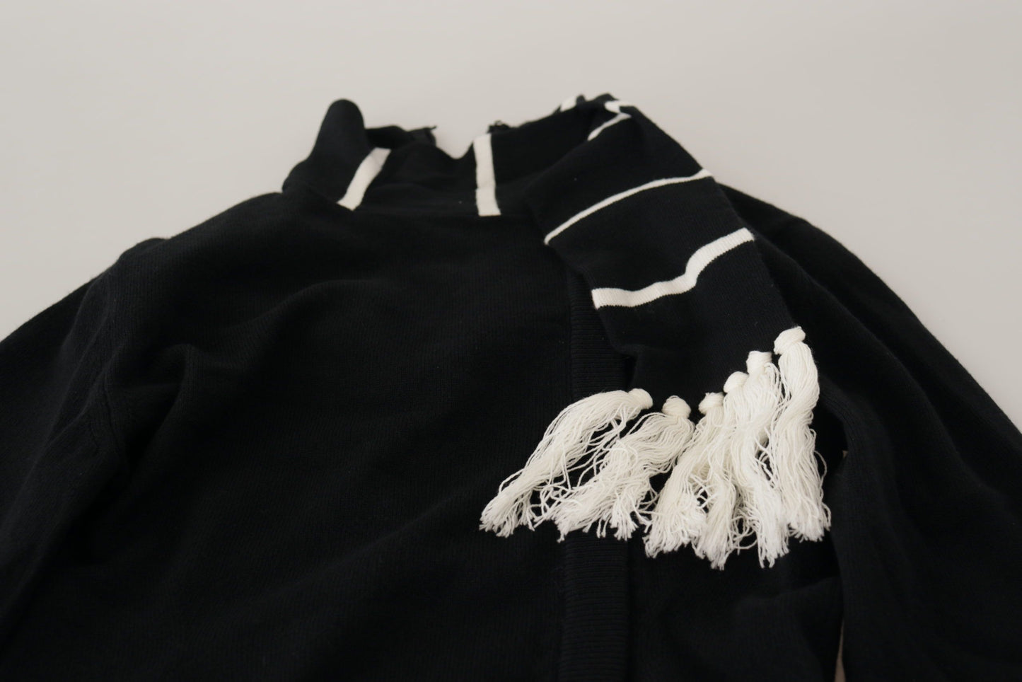 Dolce & Gabbana Black Cashmere Turtleneck Pullover Sweater by Dolce & Gabbana