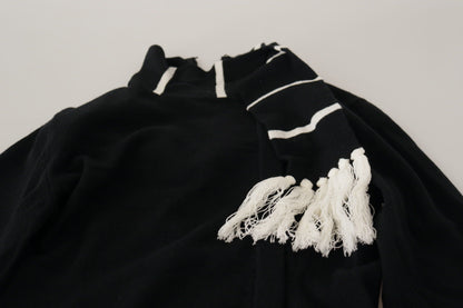 Dolce & Gabbana Black Cashmere Turtleneck Pullover Sweater by Dolce & Gabbana