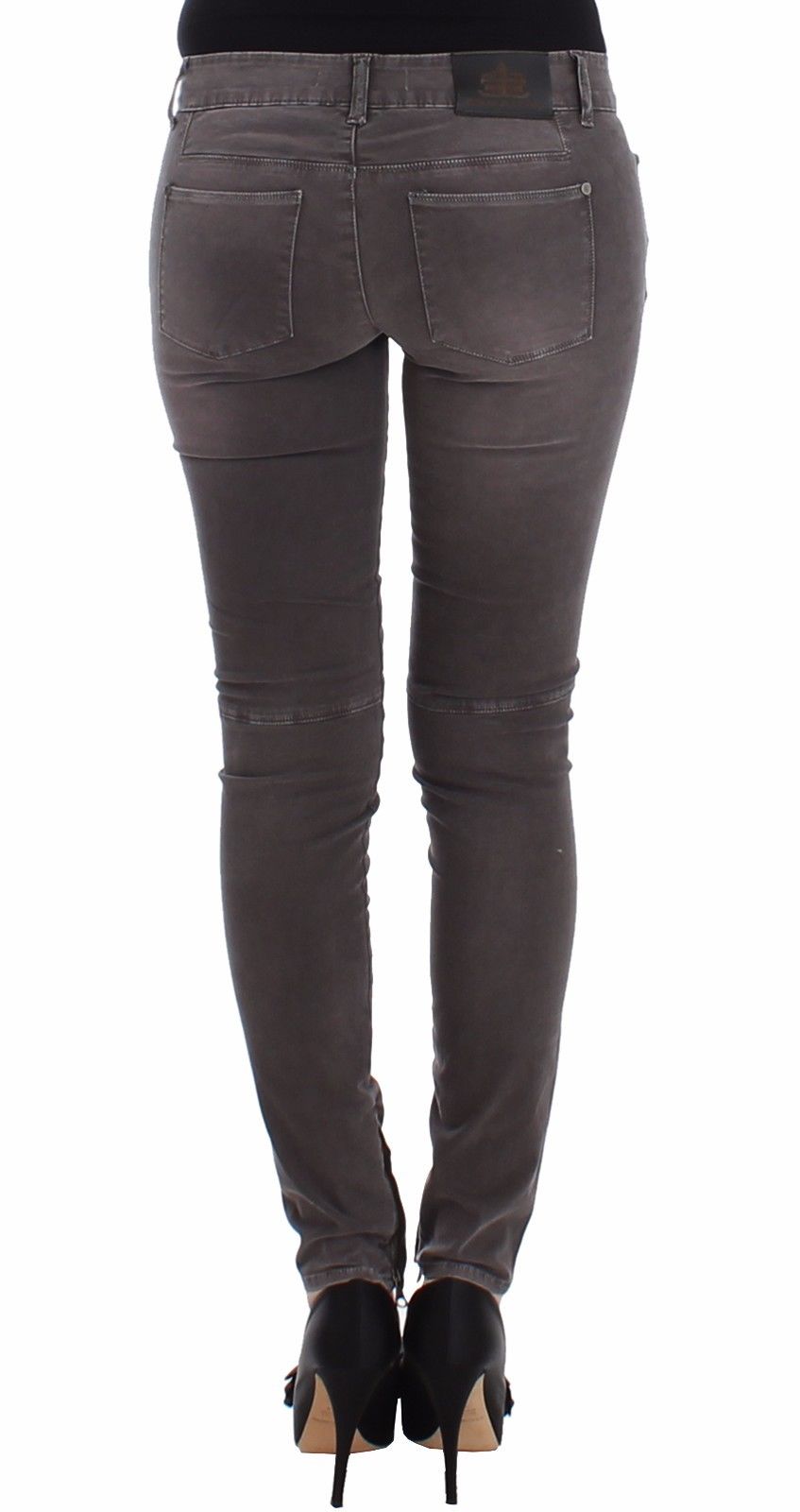 Ermanno Scervino Gray Slim Jeans Denim Pants Skinny Leg Stretch by Ermanno Scervino
